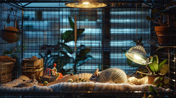 Soin d'un chinchilla : comment entretenir sa cage ?