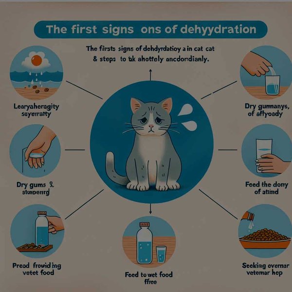 Comment reconnaître les premiers signes de la déshydratation chez un chat et agir en conséquence ?