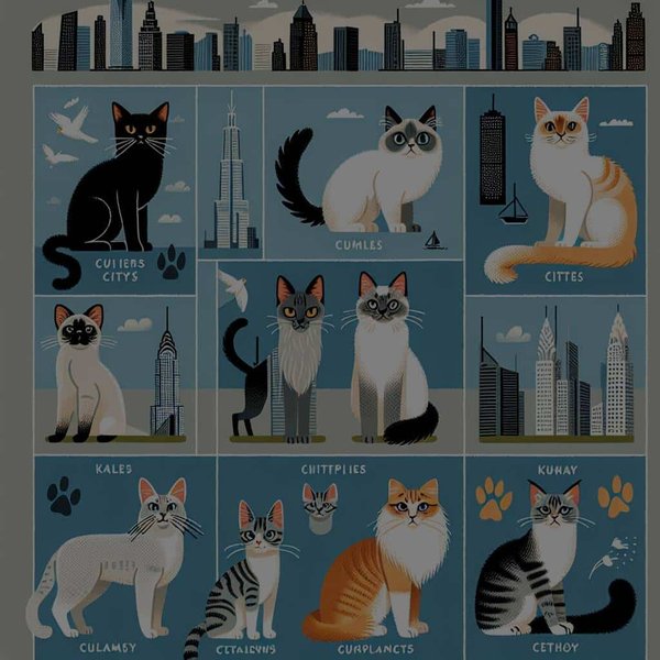 Quelles sont les races de chats les plus adaptées à un environnement urbain ?